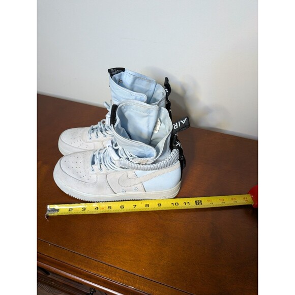 RARE Nike SF AF1 High Blue Tint Sneakers US Men 8 864024-402 Utility Gorpcore - Picture 14 of 16